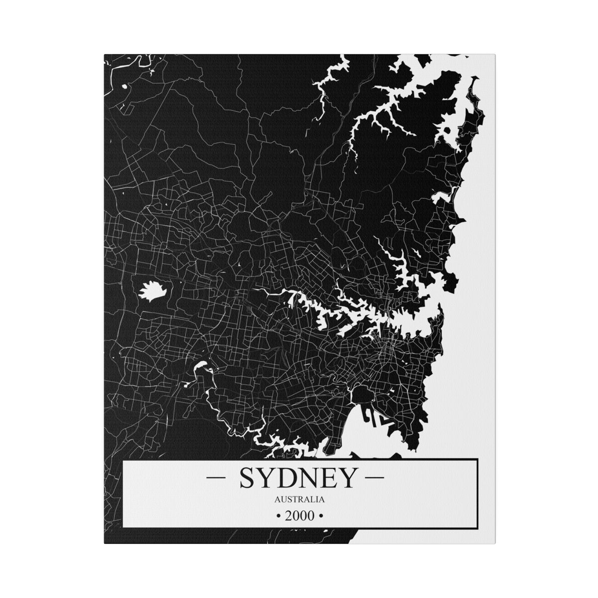Sydney, Australia 2000 Matte Canvas, Stretched, 0.75"