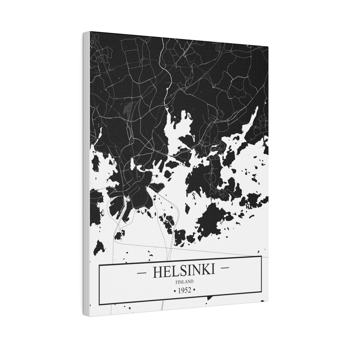 Helsinki, Finland 1952 Matte Canvas, Stretched, 0.75"