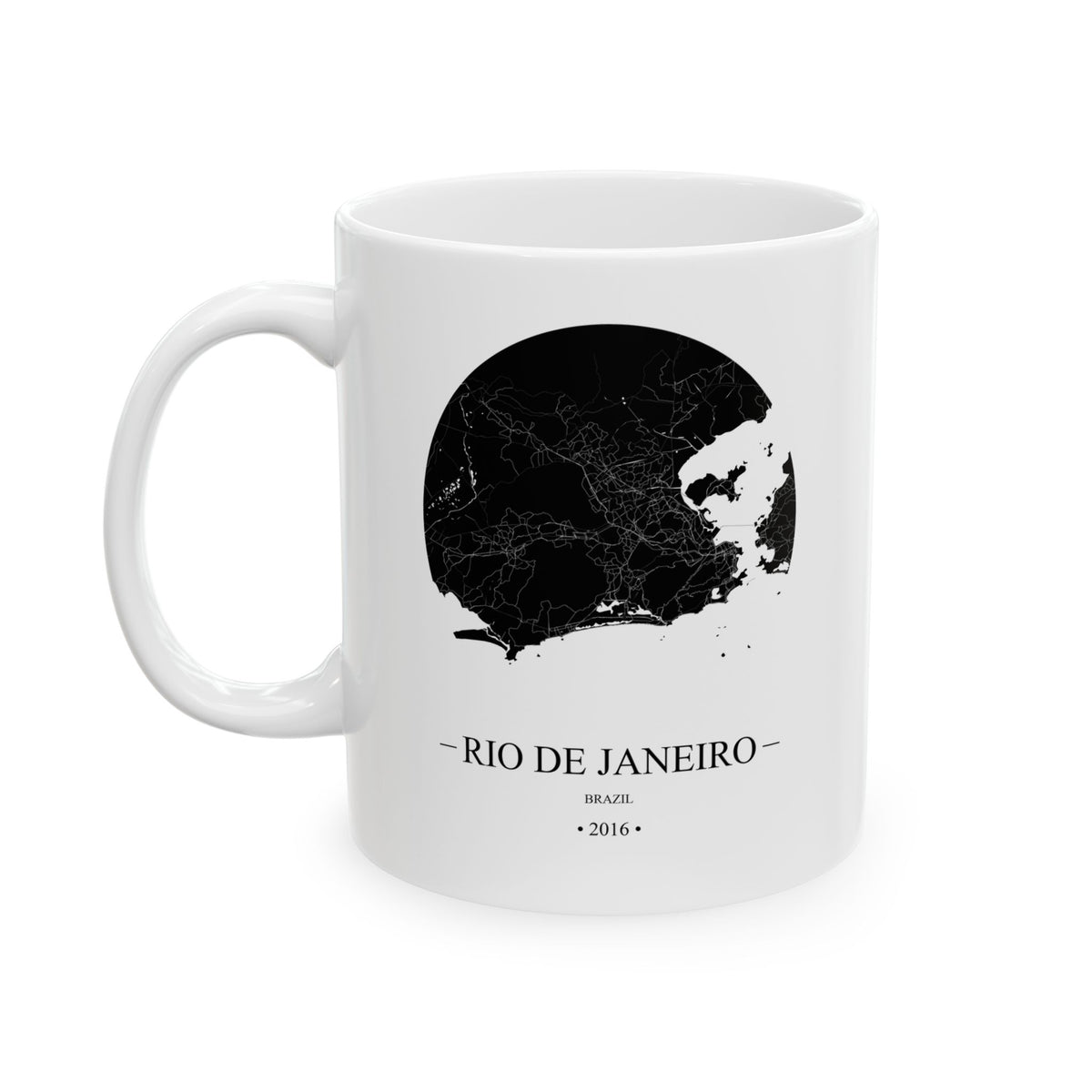 Rio de Janeiro, Brazil 2016 Olympics Ceramic Mug, (11oz, 15oz)
