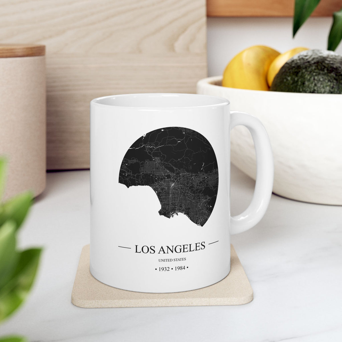 Los Angeles, United States 1932 & 1984 Olympics Ceramic Mug, (11oz, 15oz)