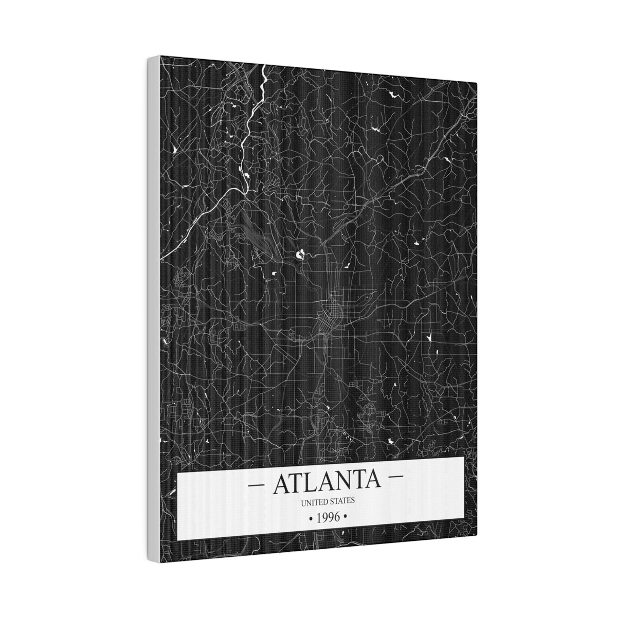 Atlanta, United States 1996 Matte Canvas, Stretched, 0.75"