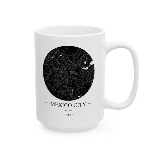 Mexico City, Mexico 1968 Olympics Ceramic Mug, (11oz, 15oz)