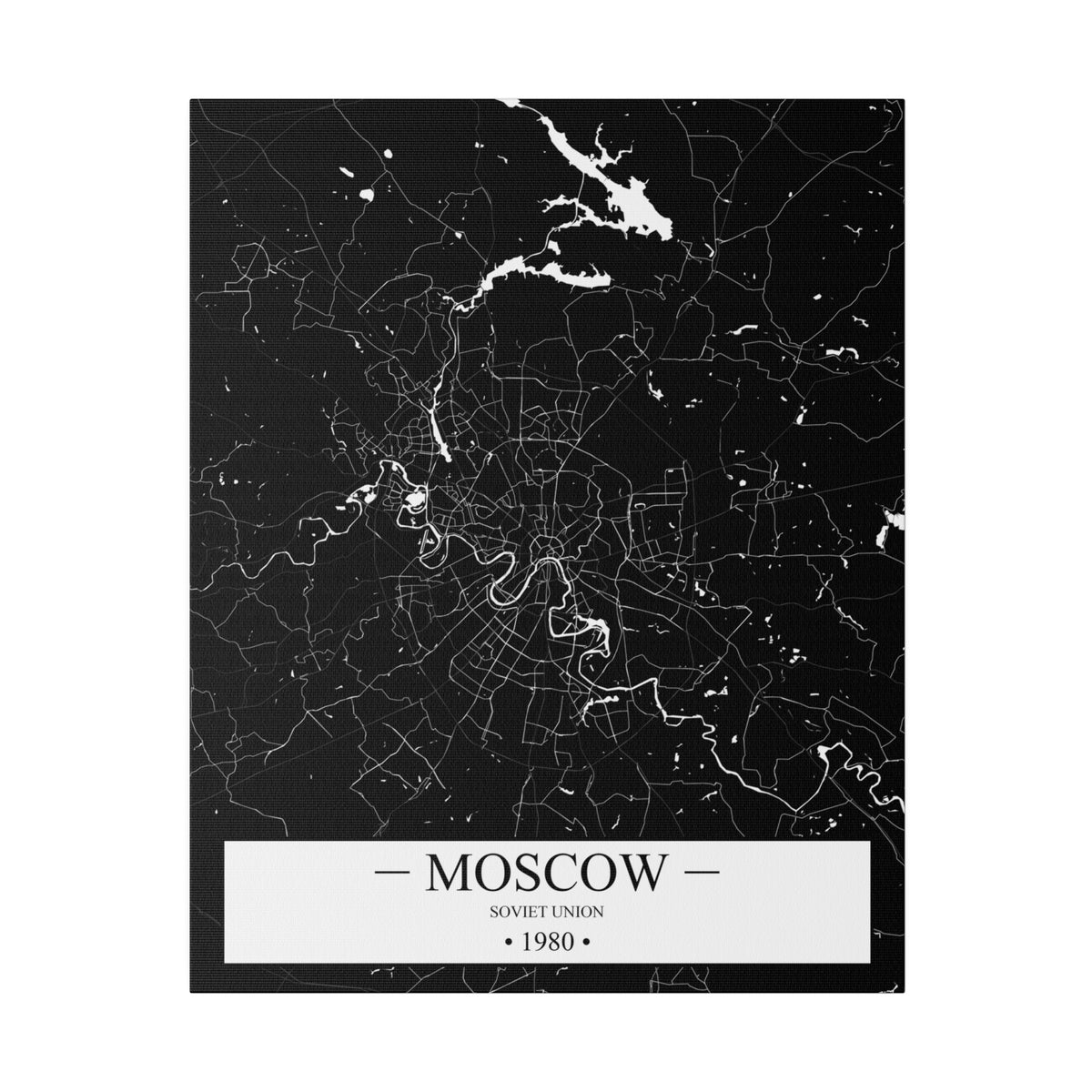 Moscow, Soviet Union 1980 Matte Canvas, Stretched, 0.75"