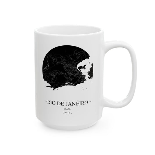 Rio de Janeiro, Brazil 2016 Olympics Ceramic Mug, (11oz, 15oz)