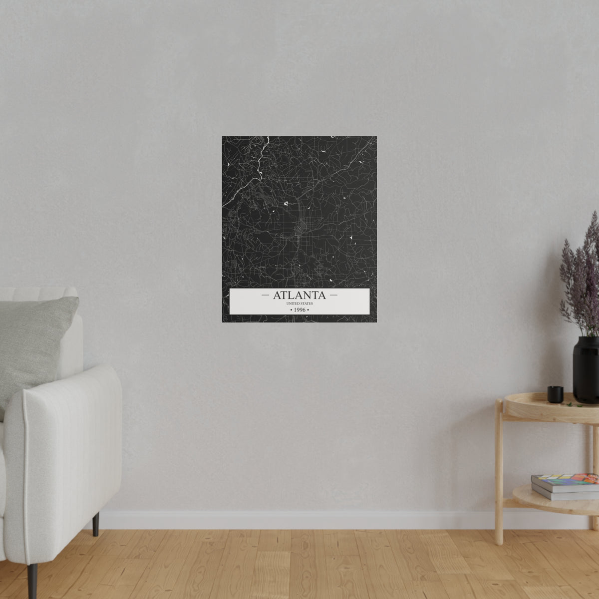 Atlanta, United States 1996 Matte Canvas, Stretched, 0.75"