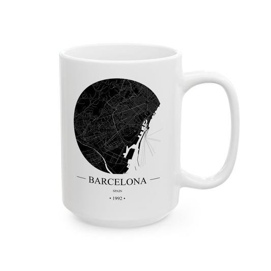 Barcelona, Spain 1992 Olympics Ceramic Mug, (11oz, 15oz)