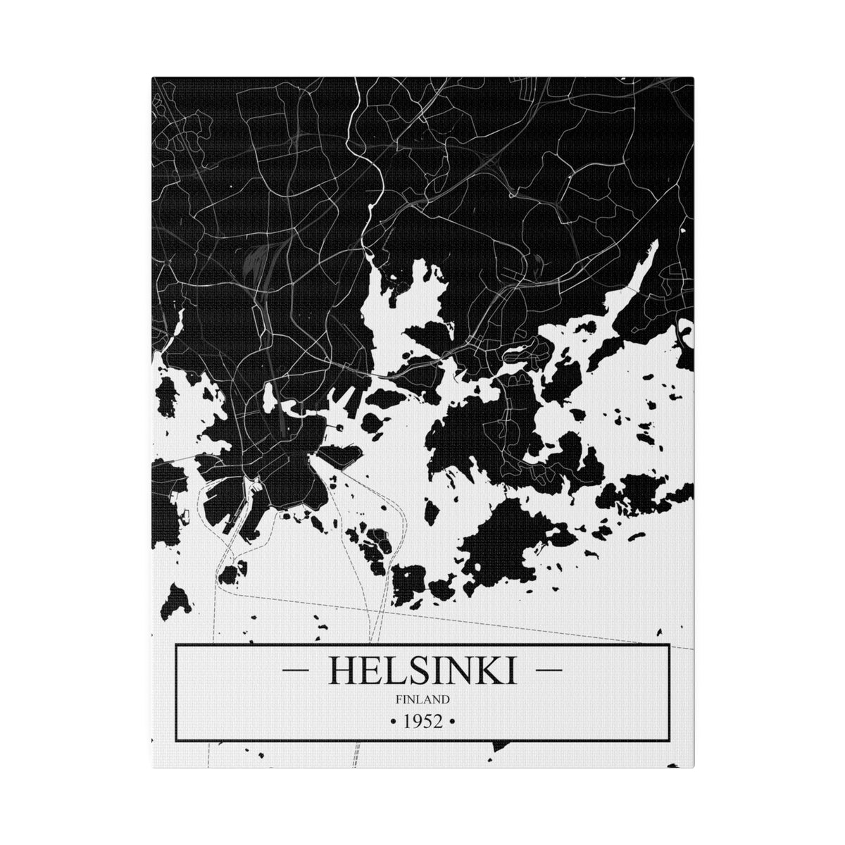 Helsinki, Finland 1952 Matte Canvas, Stretched, 0.75"