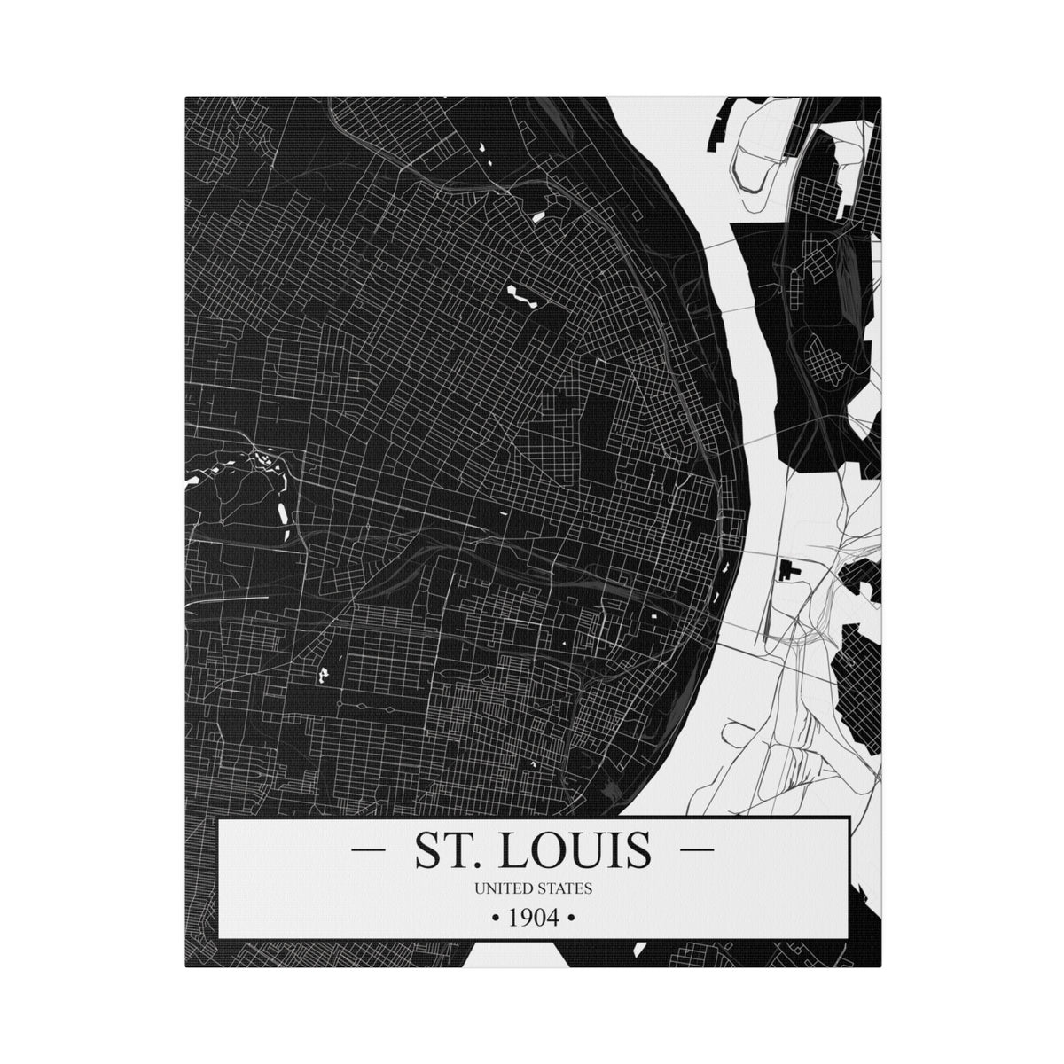 St. Louis, United States 1904 Matte Canvas, Stretched, 0.75"