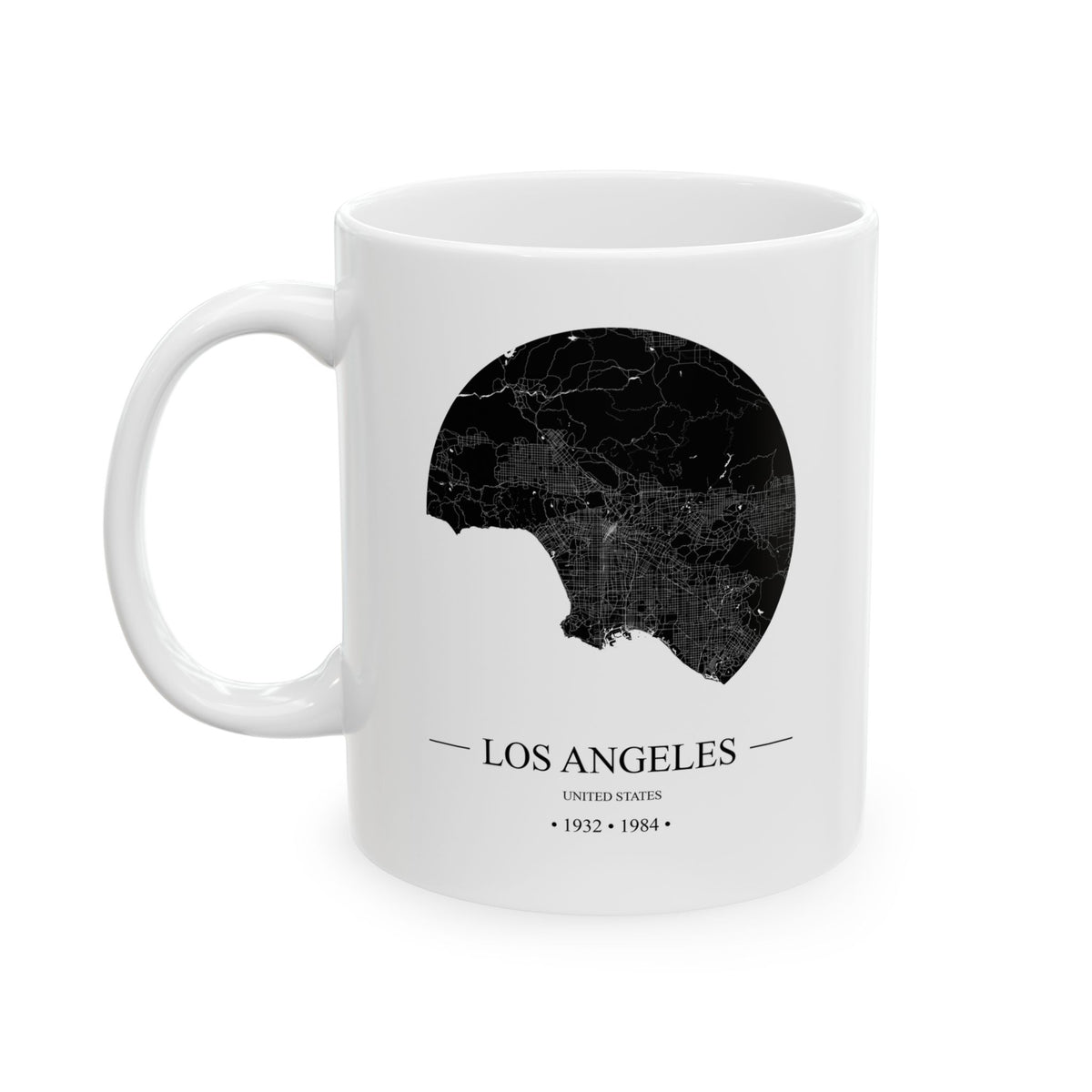 Los Angeles, United States 1932 & 1984 Olympics Ceramic Mug, (11oz, 15oz)