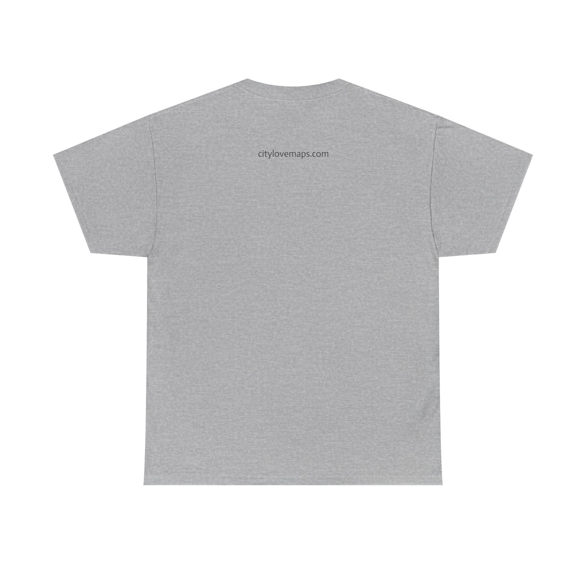 Atlanta, United States 1996 Olympic Host City Map Unisex Heavy Cotton Tee