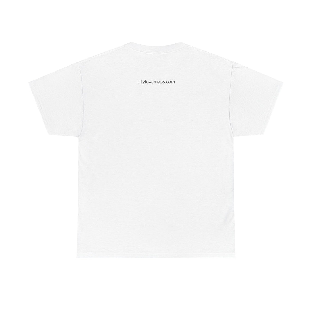 Seoul, South Korea 1988 Olympic Host City Map Unisex Heavy Cotton Tee