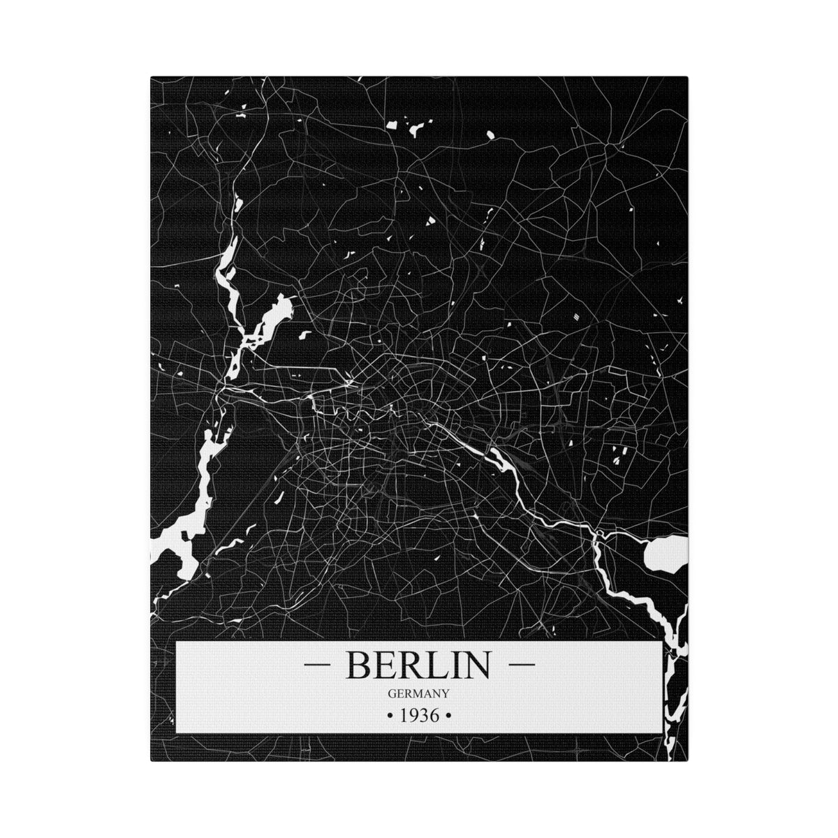 Berlin, Germany 1936 Matte Canvas, Stretched, 0.75"