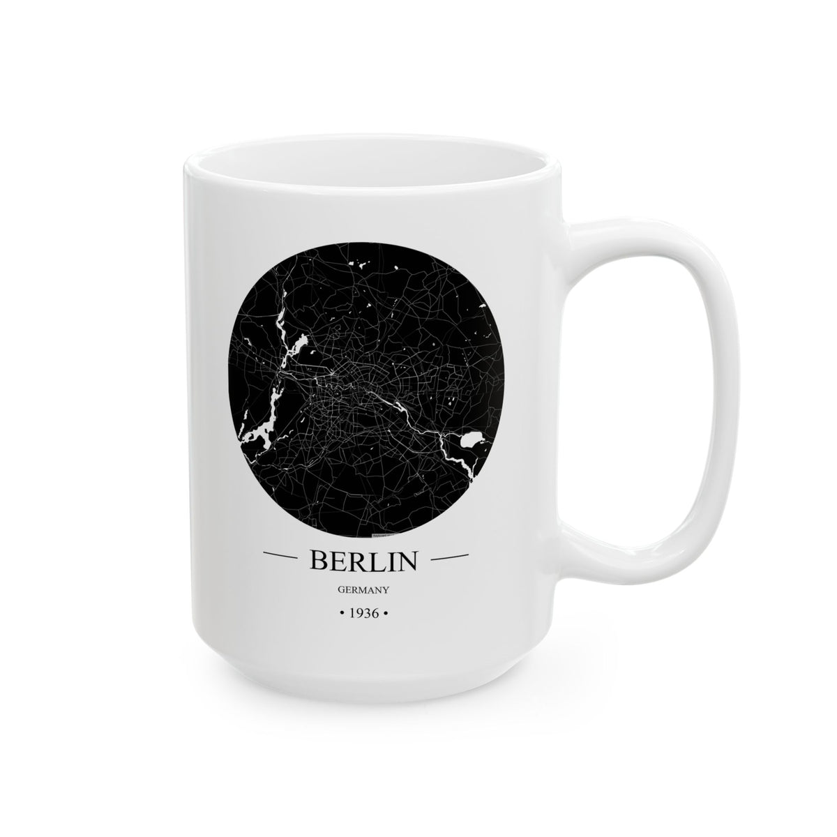 Berlin, Germany 1936 Olympics Ceramic Mug, (11oz, 15oz)