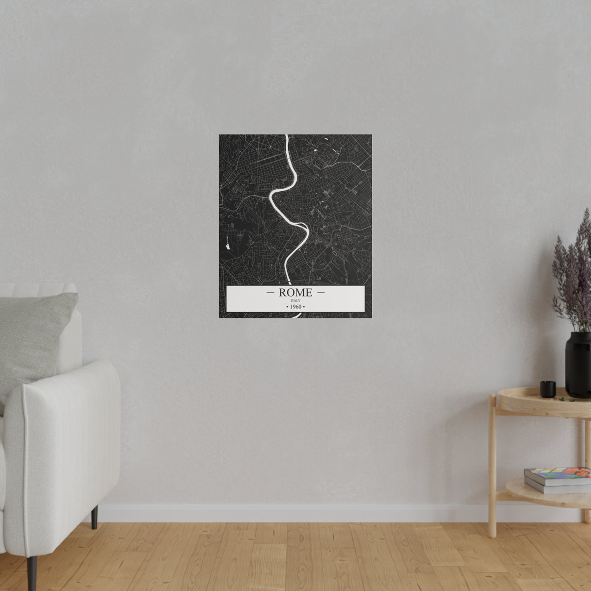 Rome, Italy 1960 Matte Canvas, Stretched, 0.75"
