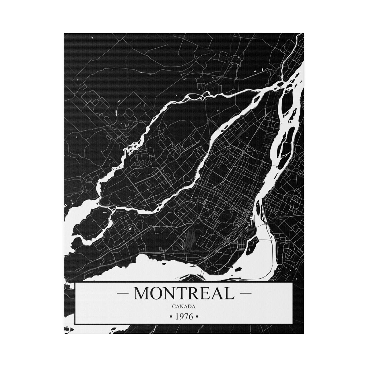 Montreal, Canada 1976 Matte Canvas, Stretched, 0.75"