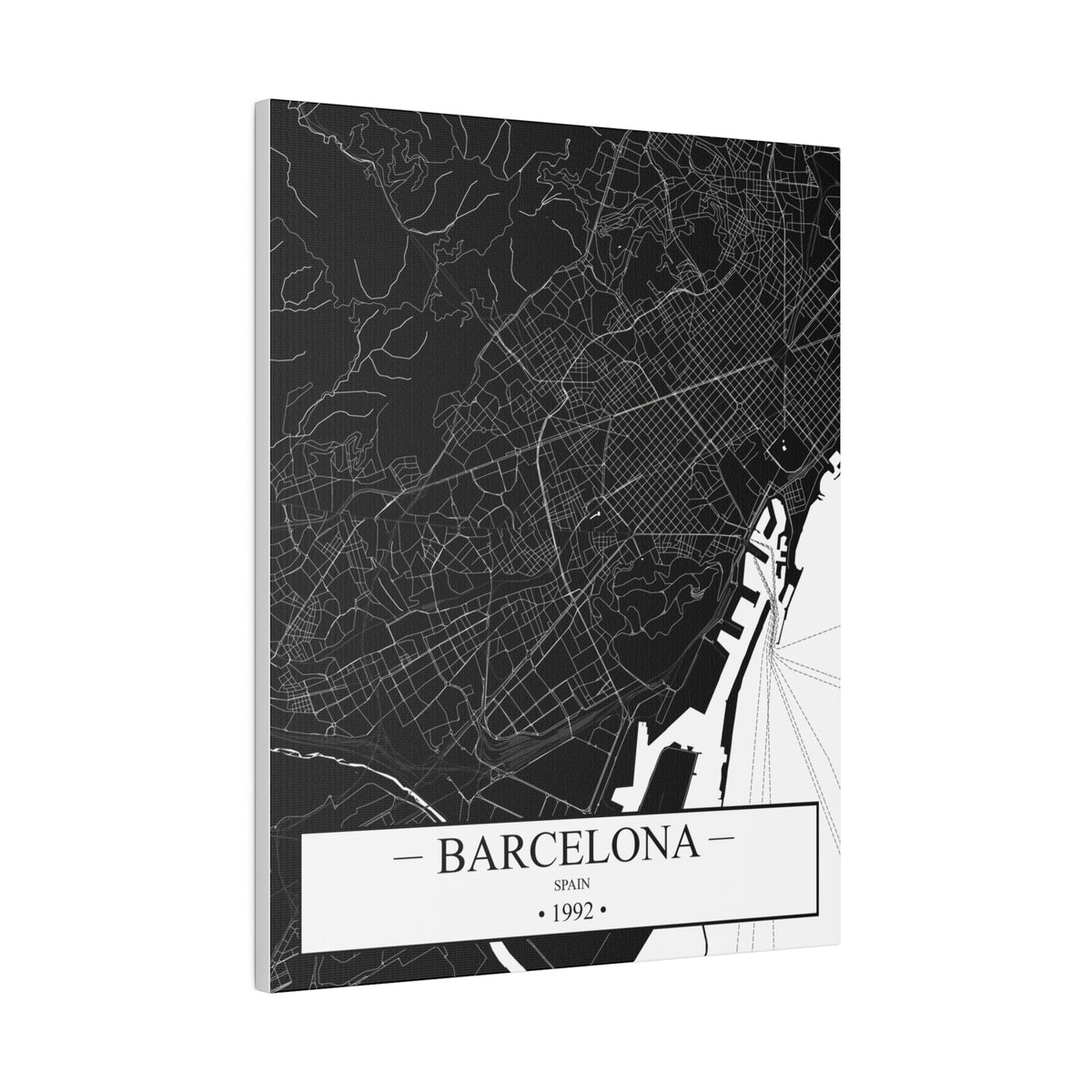 Barcelona, Spain 1992 Matte Canvas, Stretched, 0.75"