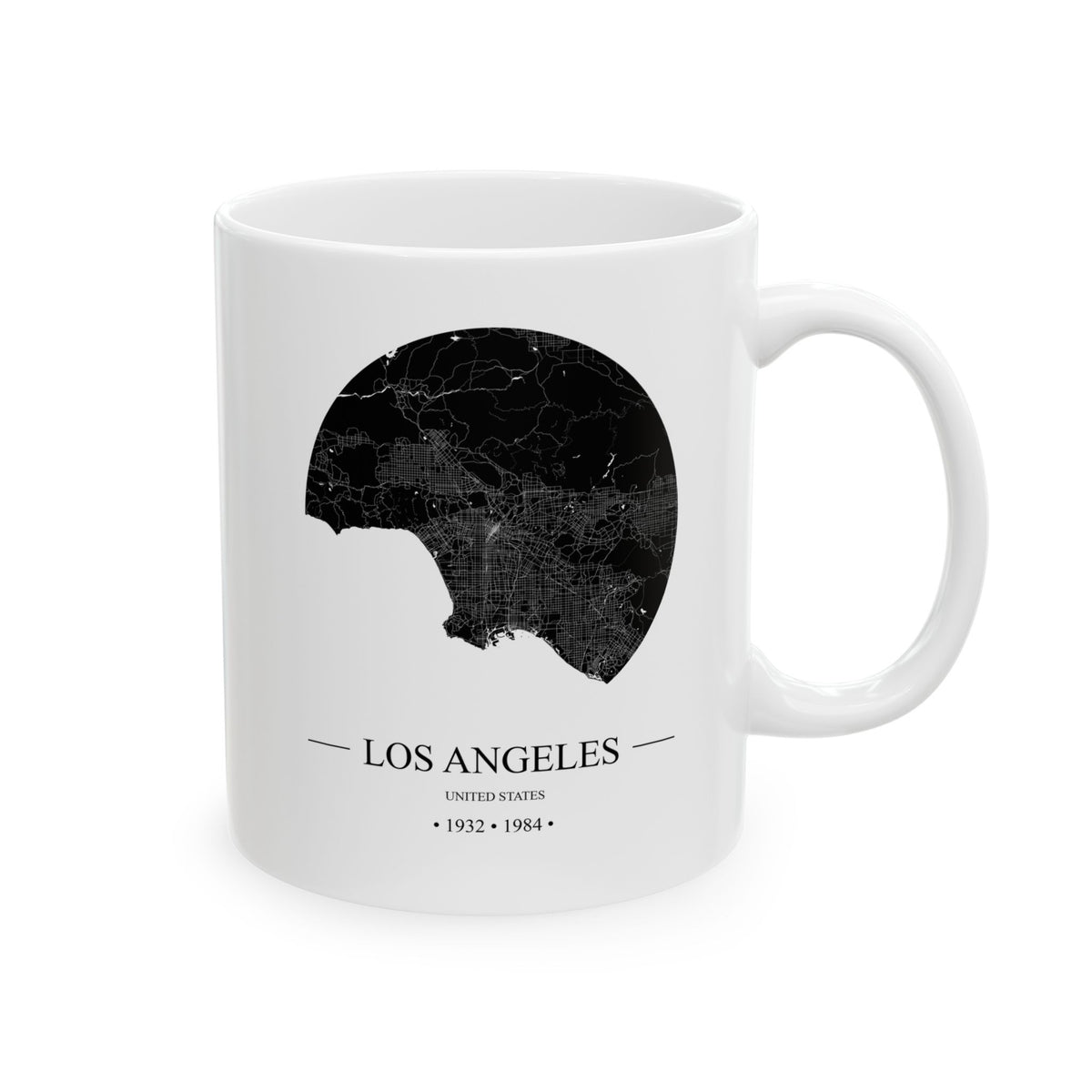Los Angeles, United States 1932 & 1984 Olympics Ceramic Mug, (11oz, 15oz)