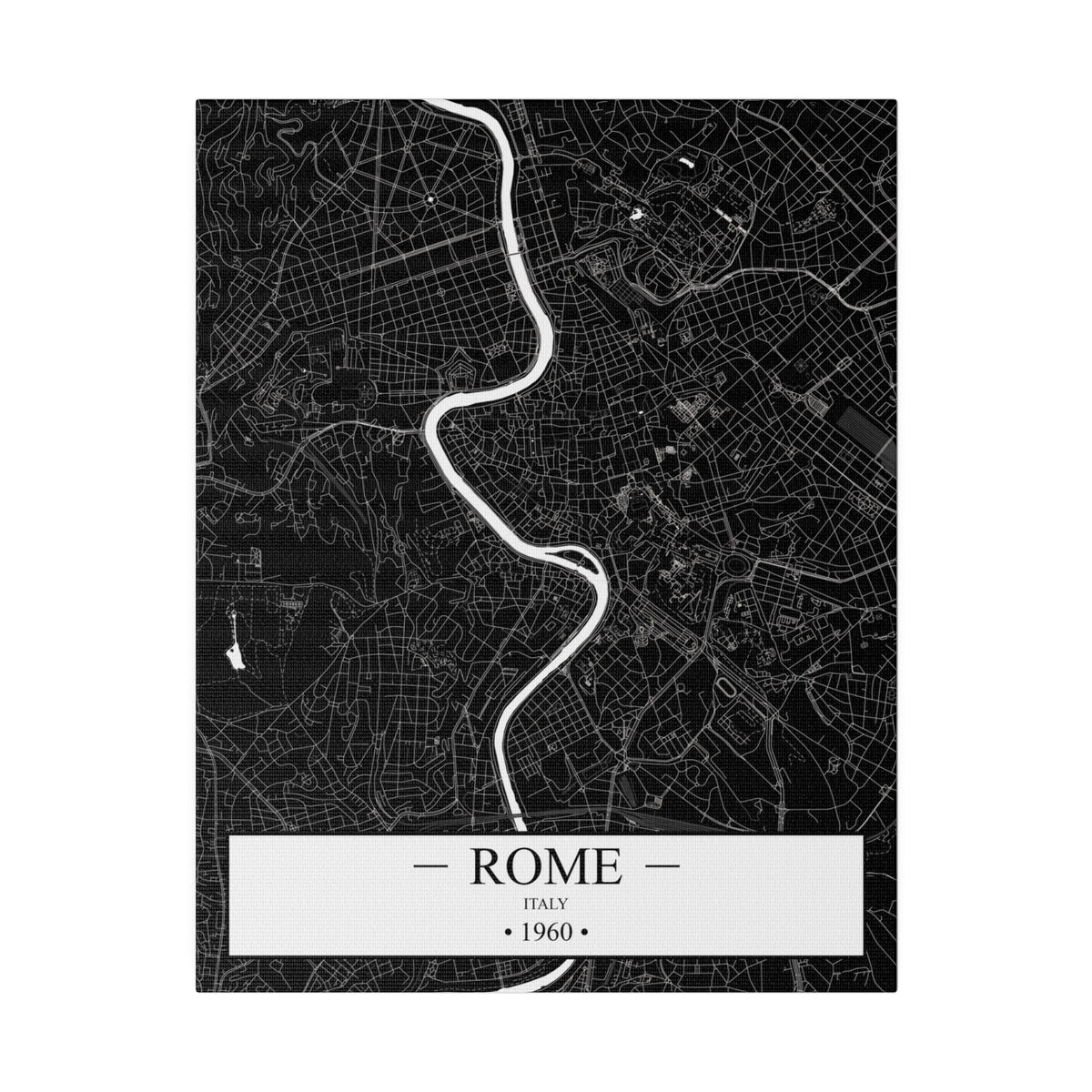 Rome, Italy 1960 Matte Canvas, Stretched, 0.75"
