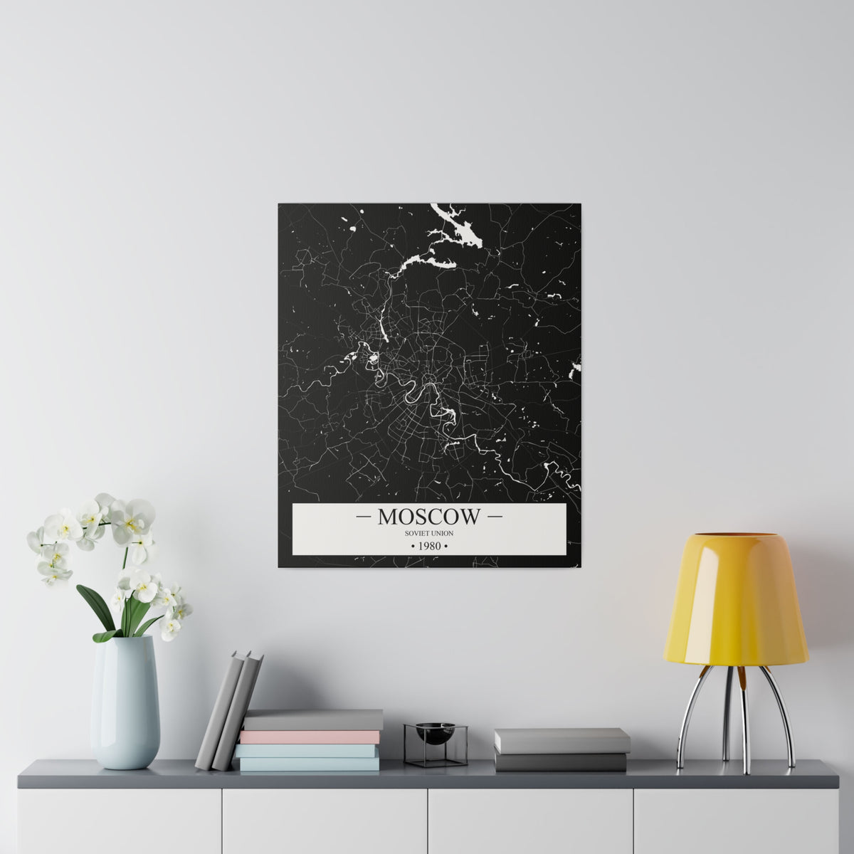 Moscow, Soviet Union 1980 Matte Canvas, Stretched, 0.75"