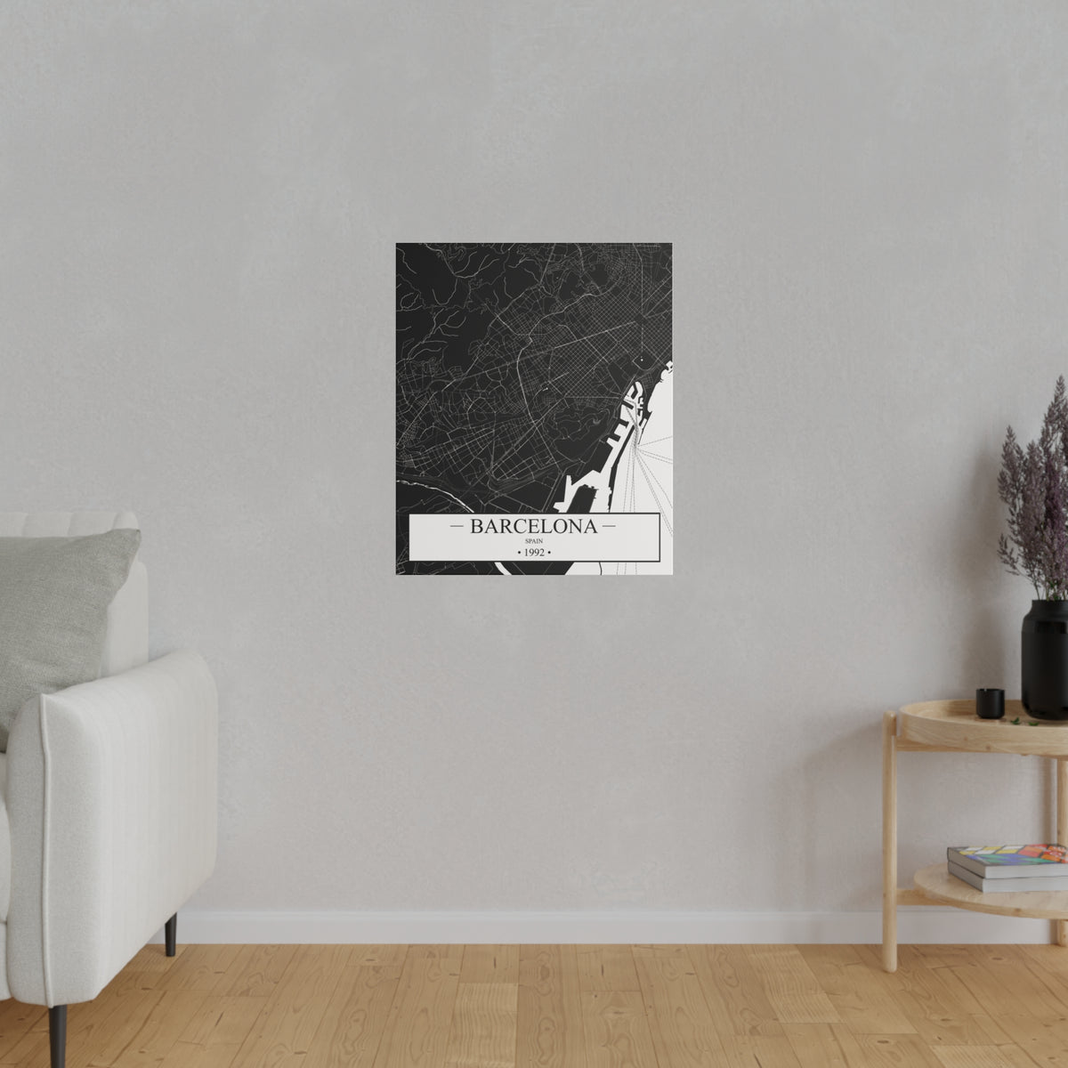 Barcelona, Spain 1992 Matte Canvas, Stretched, 0.75"