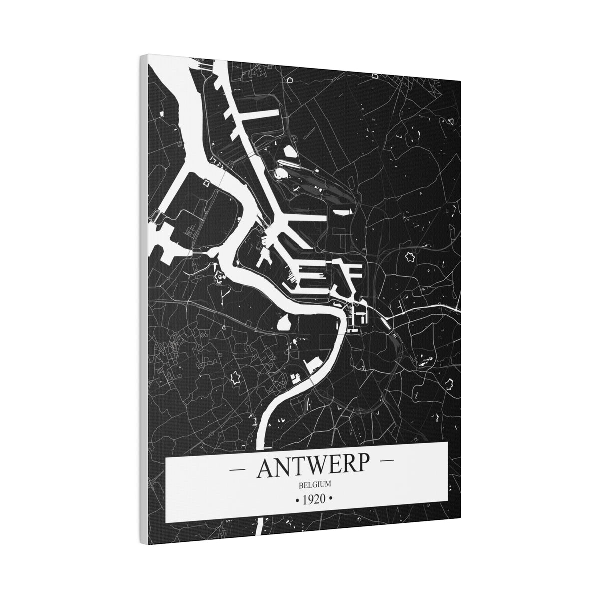 Antwerp, Belgium 1920 Matte Canvas, Stretched, 0.75"