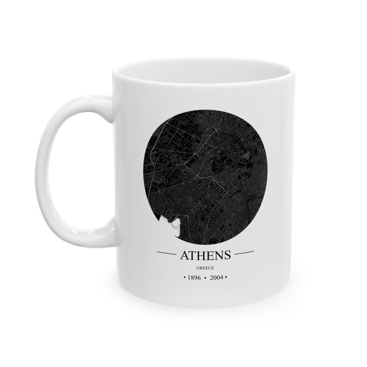 Athens, Greece 1896 & 2004 Olympics Ceramic Mug, (11oz, 15oz)