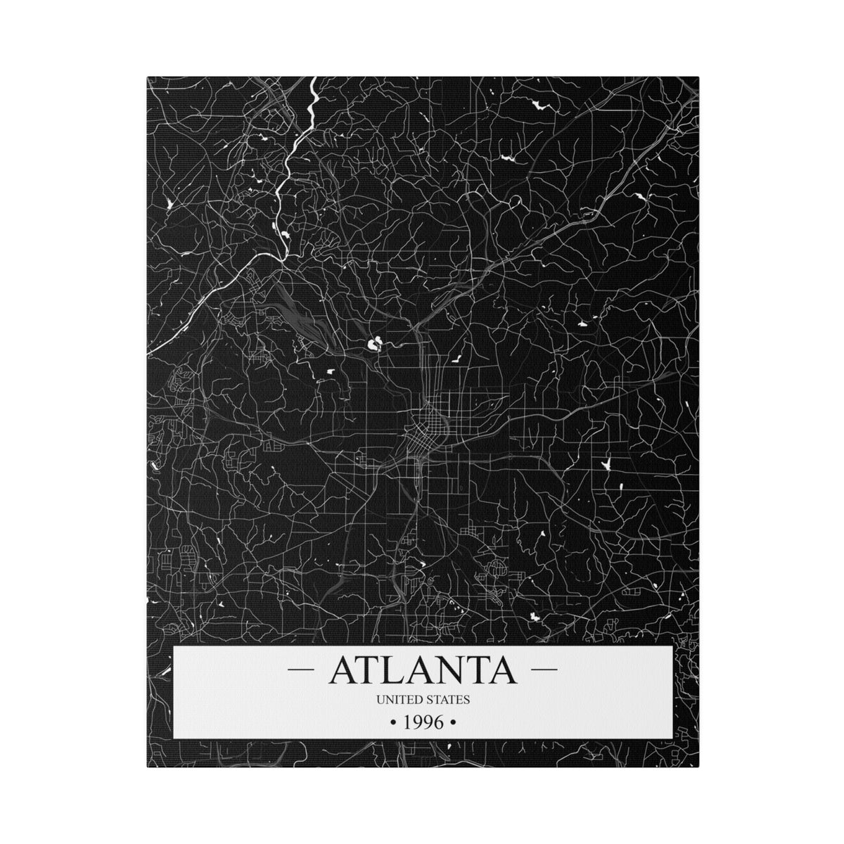 Atlanta, United States 1996 Matte Canvas, Stretched, 0.75"