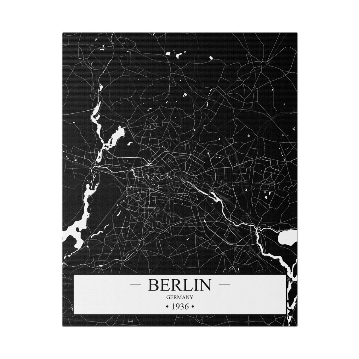 Berlin, Germany 1936 Matte Canvas, Stretched, 0.75"