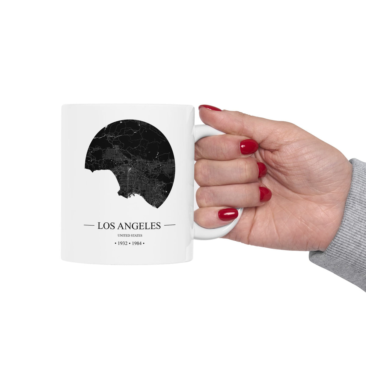 Los Angeles, United States 1932 & 1984 Olympics Ceramic Mug, (11oz, 15oz)