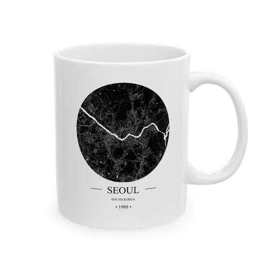 Seoul, South Korea 1988 Olympics Ceramic Mug, (11oz, 15oz)