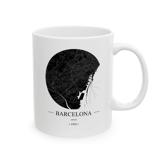 Barcelona, Spain 1992 Olympics Ceramic Mug, (11oz, 15oz)