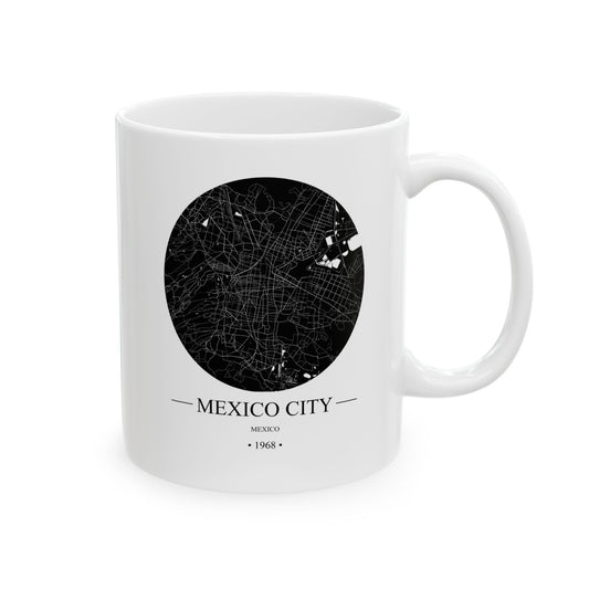 Mexico City, Mexico 1968 Olympics Ceramic Mug, (11oz, 15oz)