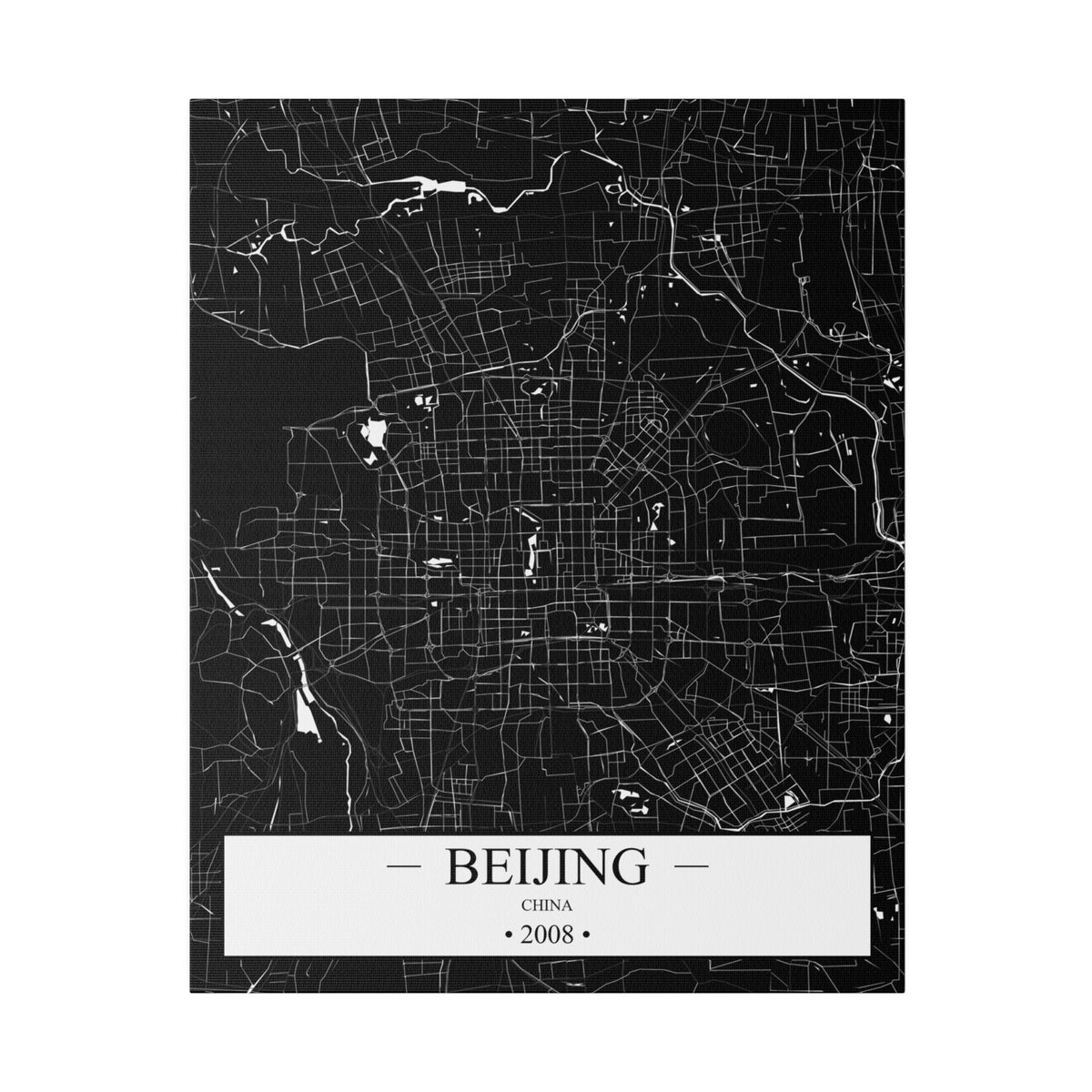 Beijing, China 2008 Matte Canvas, Stretched, 0.75"