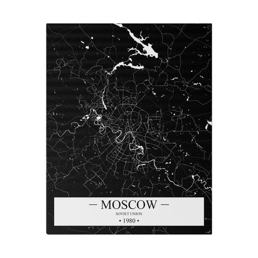 Moscow, Soviet Union 1980 Matte Canvas, Stretched, 0.75"