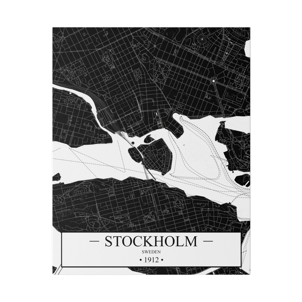 Stockholm, Sweden 1912 Matte Canvas, Stretched, 0.75"