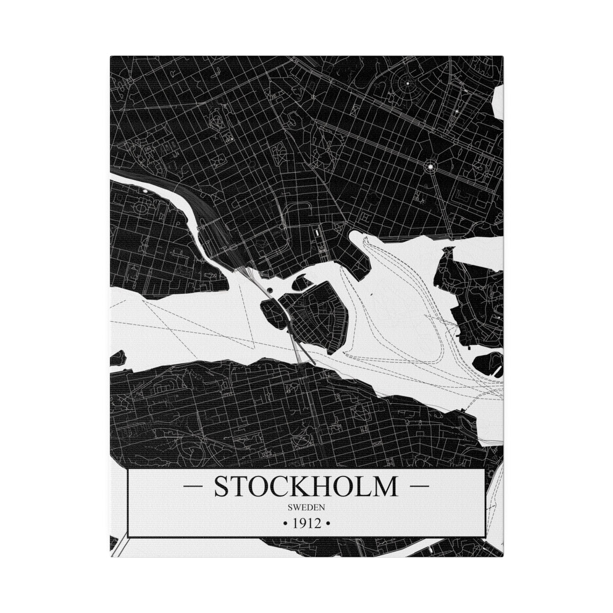 Stockholm, Sweden 1912 Matte Canvas, Stretched, 0.75"