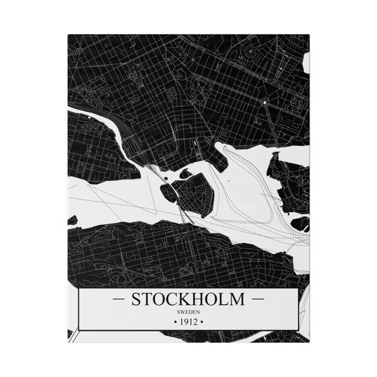 Stockholm, Sweden 1912 Matte Canvas, Stretched, 0.75"