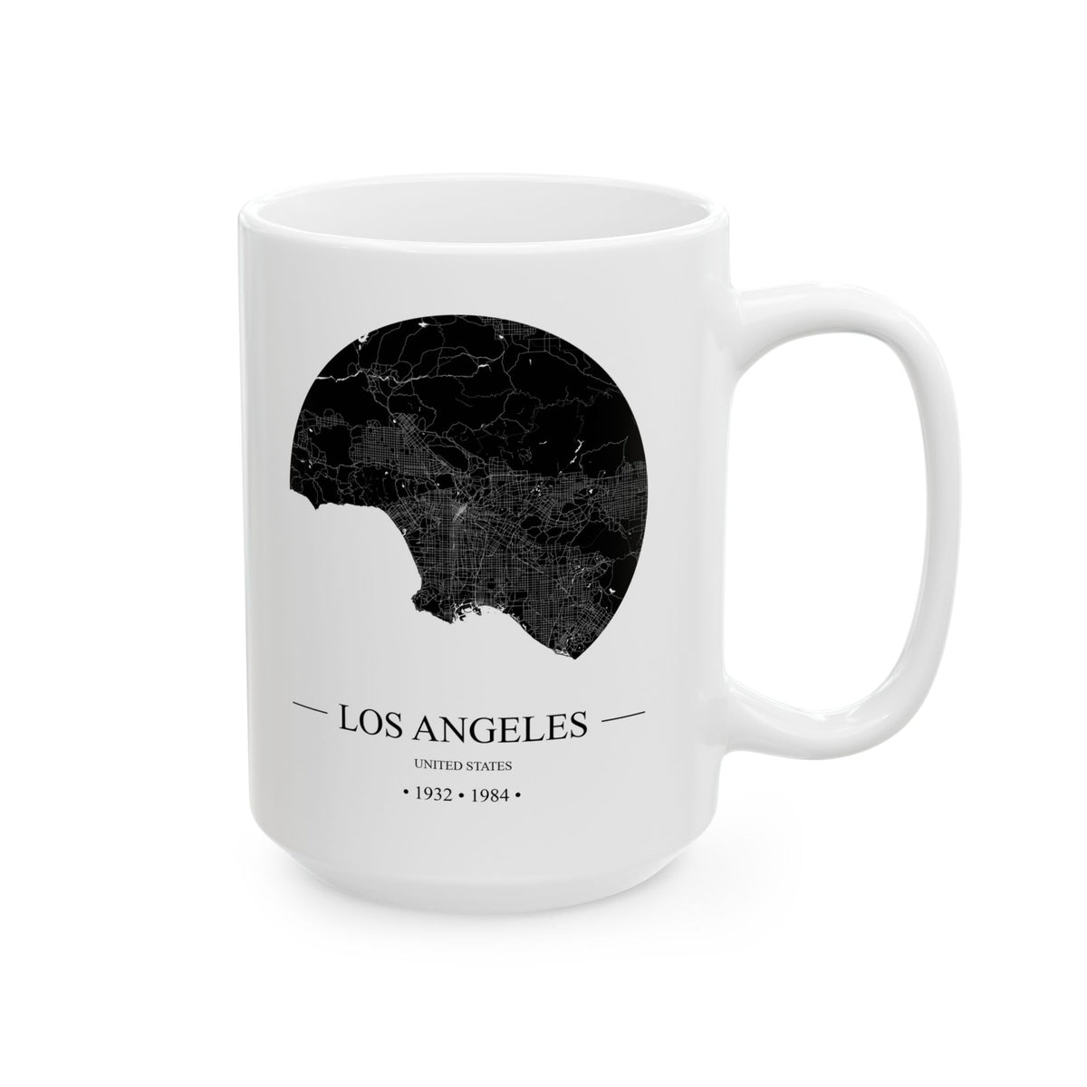 Los Angeles, United States 1932 & 1984 Olympics Ceramic Mug, (11oz, 15oz)