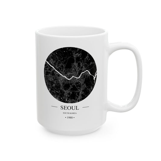 Seoul, South Korea 1988 Olympics Ceramic Mug, (11oz, 15oz)