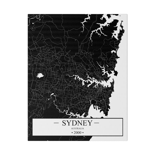 Sydney, Australia 2000 Matte Canvas, Stretched, 0.75"